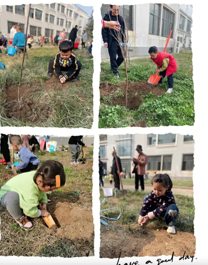 春生万物，护绿先行——复兴幼儿园植树节活动